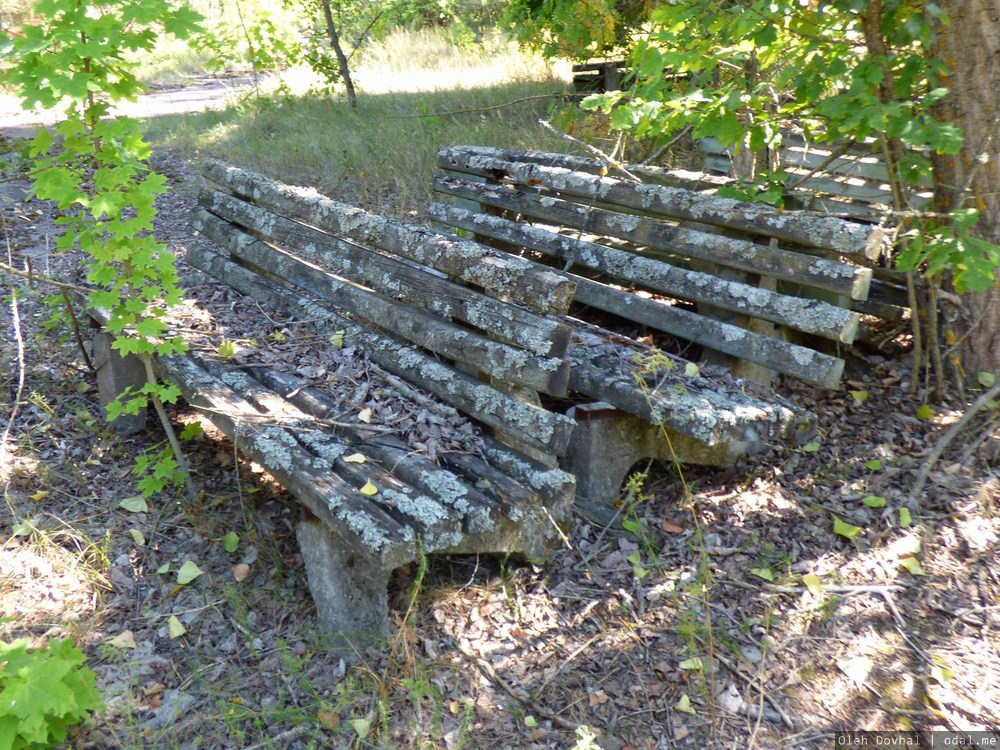 лавочки в Припяти