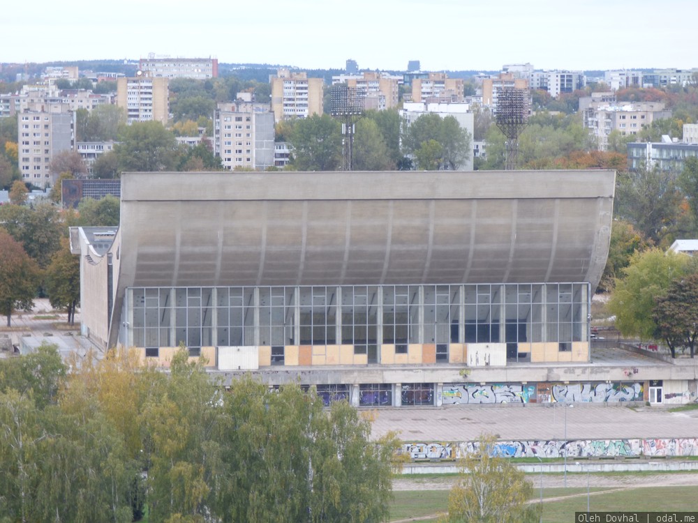 Вильнюс, вид сверху