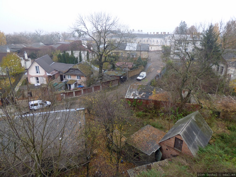 Луцкий замок, вид на Луцк