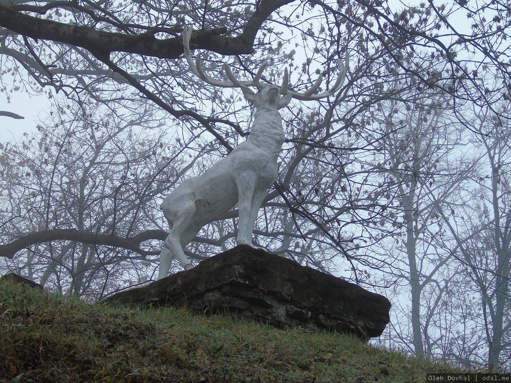 памятник, олень, Каменец-Подольский