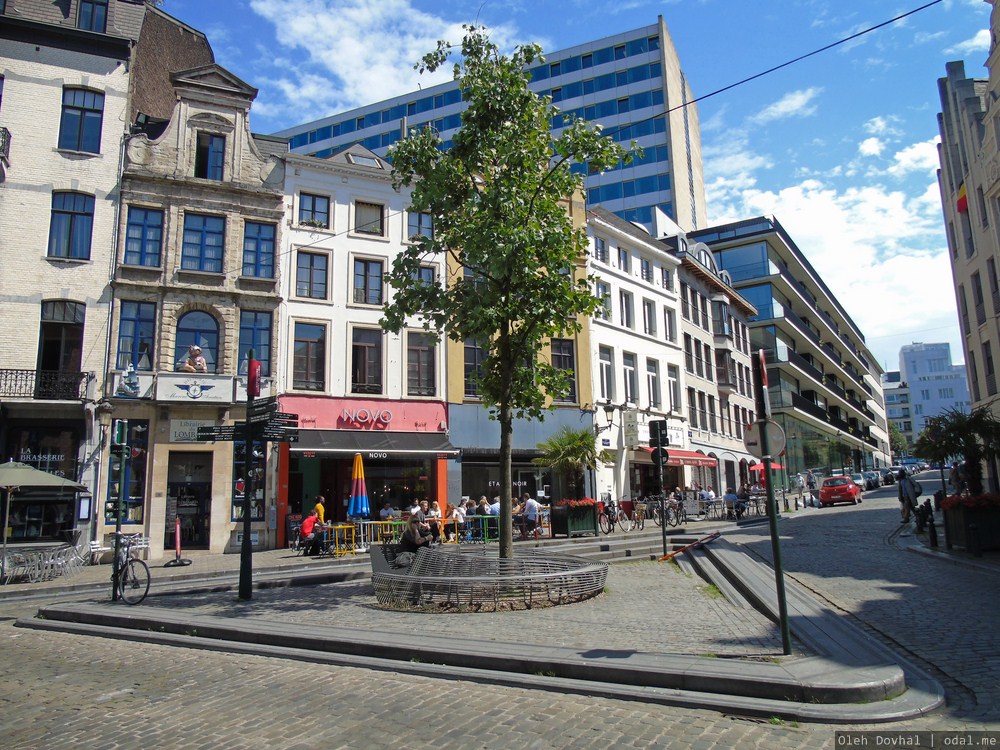 Bruxelles, place de la Vieille Halle aux Blés