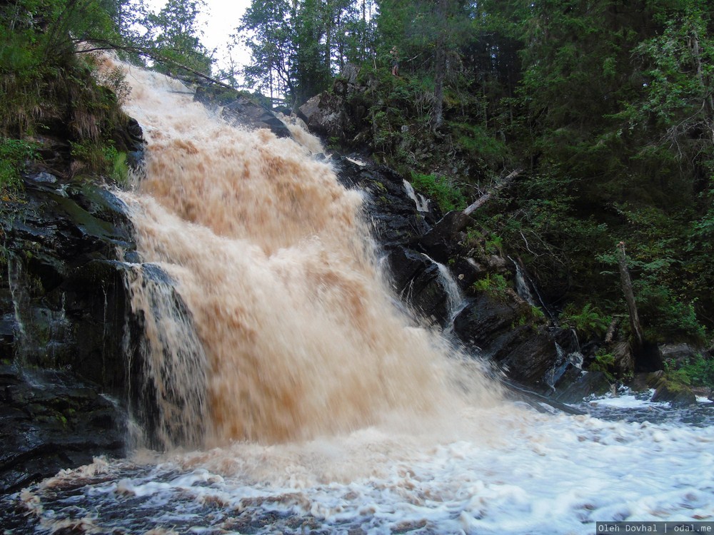 водопад, Белые мосты, Юканкоски