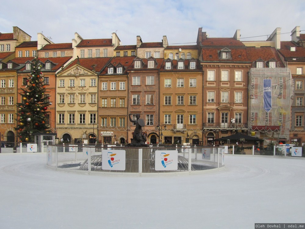 каток, Рыночная площадь, Варшава