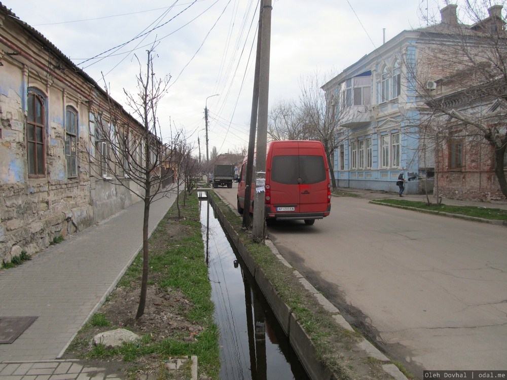 ливневая канализация открытого типа, Бердянск