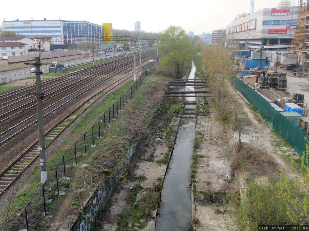 железная дорога, река Лыбедь, Киев