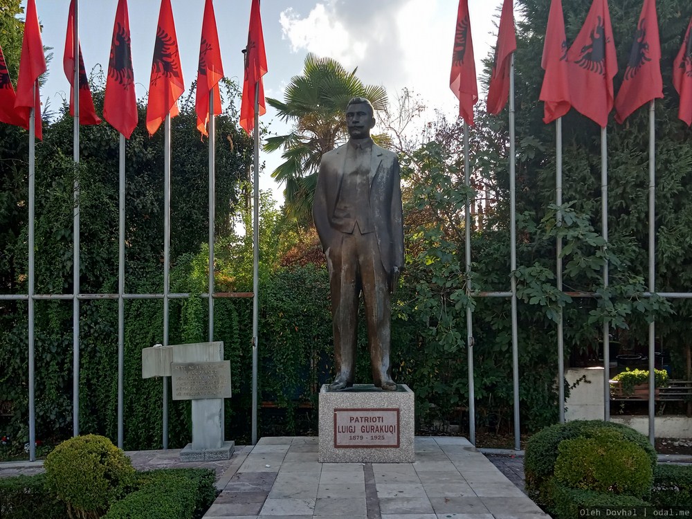памятник, Луидь Гуракучи, Шкодер, Албания