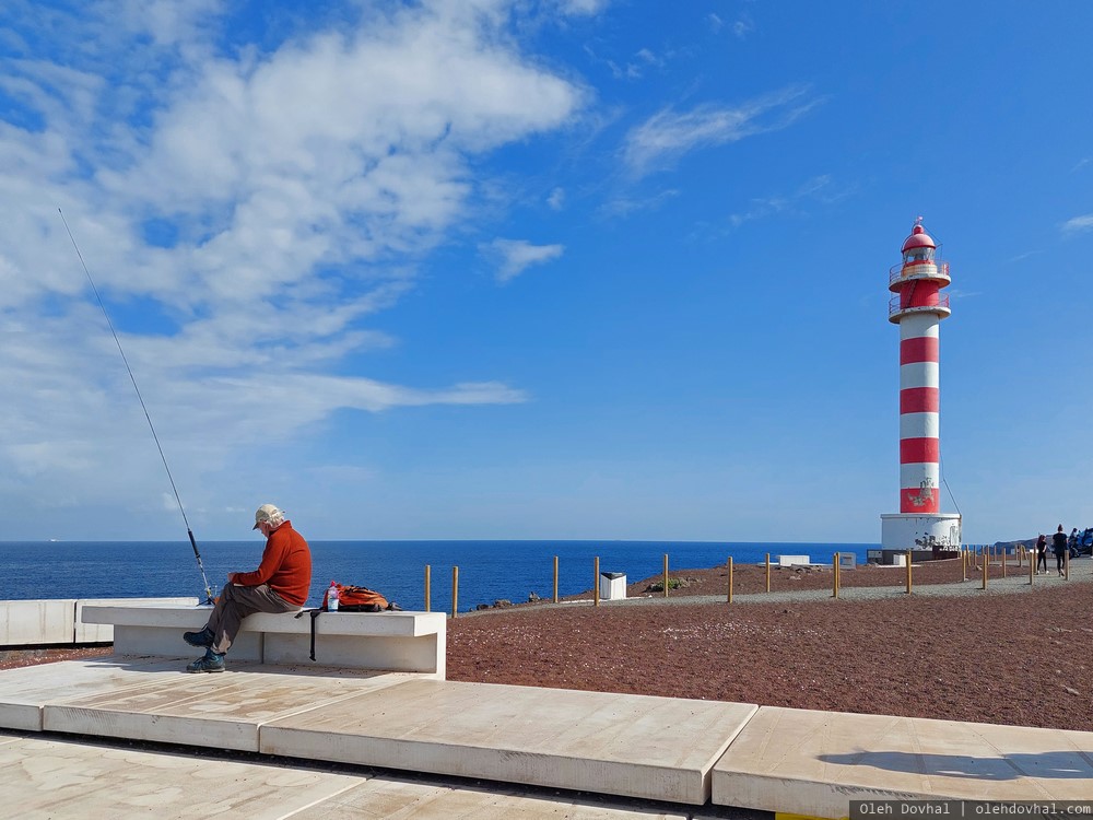 маяк Пунта-Сардина, faro de Punta Sardina, Гран-Канария, Канары