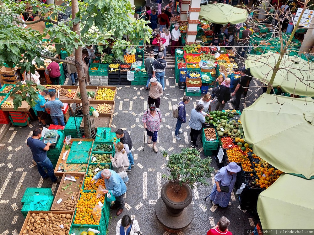 рынок, mercado dos Lavradores, Фуншал, Мадейра